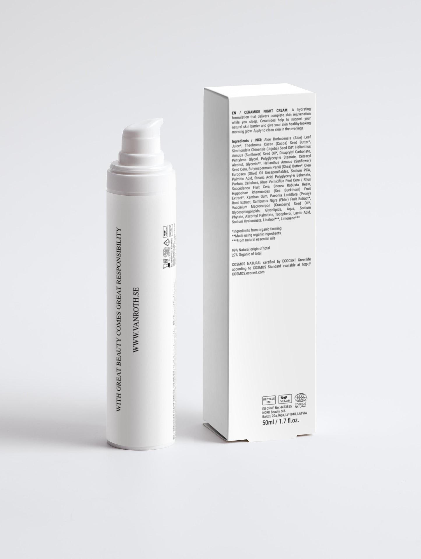 Ceramide Hydrating Night Cream - Skin Reboot