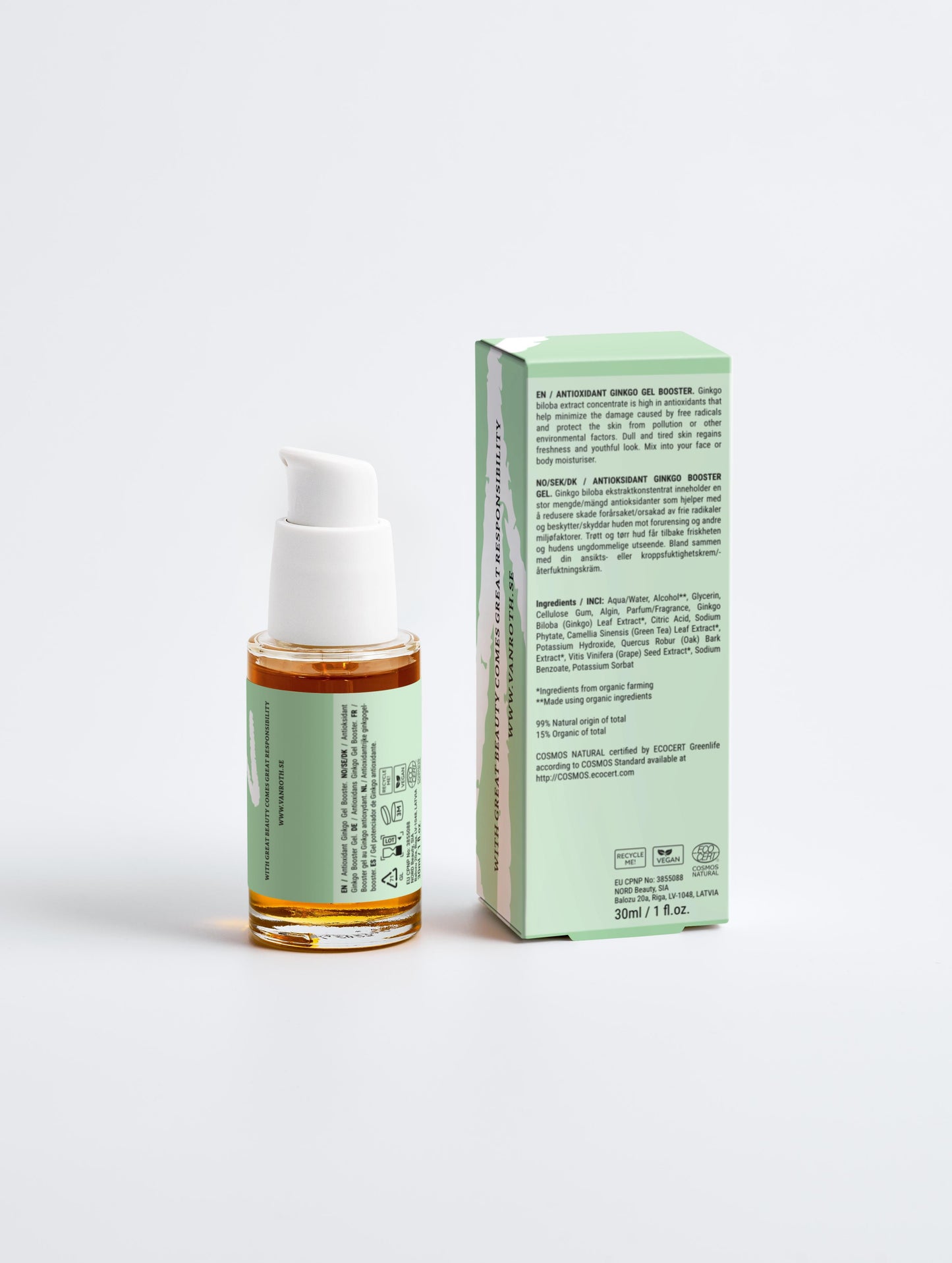 Antioxidant Ginkgo Gel Booster – För Strålande & Skyddad Hud